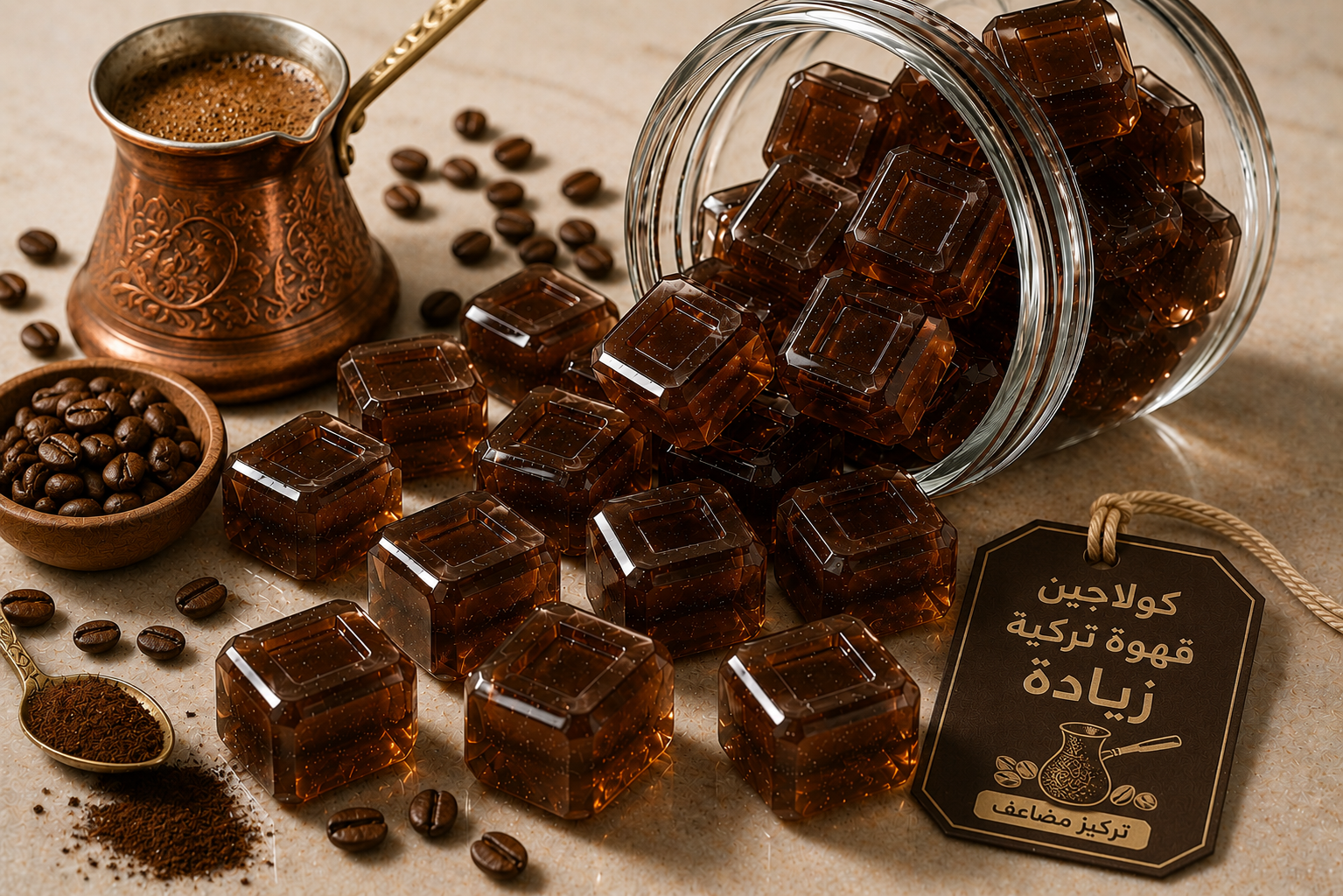 كولاجين القهوة التركية زيادة