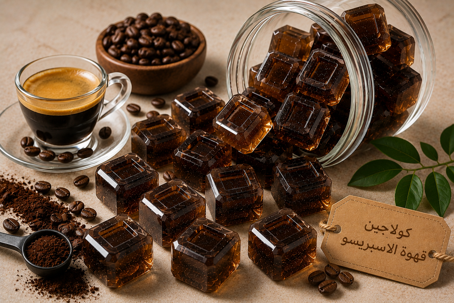 كولاجين قهوة الاسبريسو